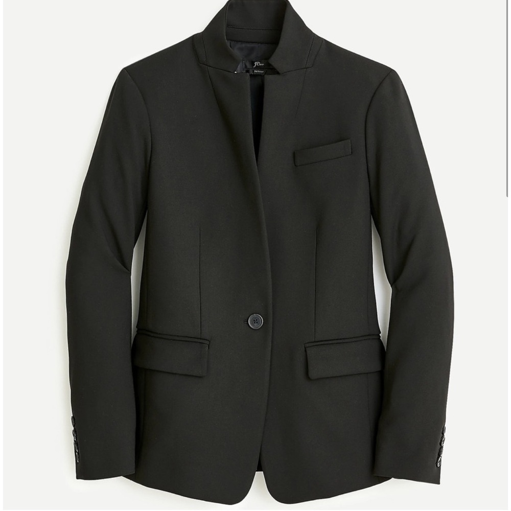 J. Crew Regent Blazer Four Season Stretch Size 2 Black